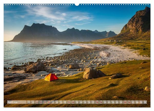 Produktbild: Land. Licht. Meer. (hochwertiger Premium Wandkalender 2026 DIN A2 quer), Kunstdruck in Hochglanz