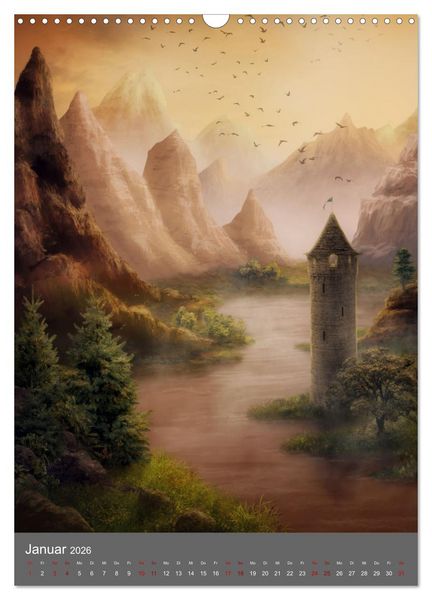Produktbild: Das Grenzland (Wandkalender 2026 DIN A3 hoch), CALVENDO Monatskalender