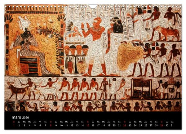 Produktbild: L'&Eacute;GYPTE EN COULEURS (Calendrier mural 2026 DIN A3 vertical), CALVENDO calendrier mensuel