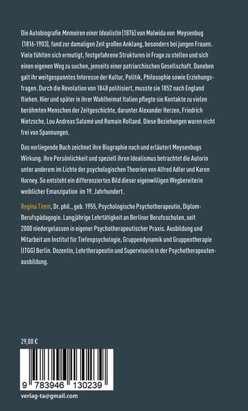 Produktbild: Malwida von Meysenbug - Wegbereiterin der Emanzipation im 19. Jahrhundert