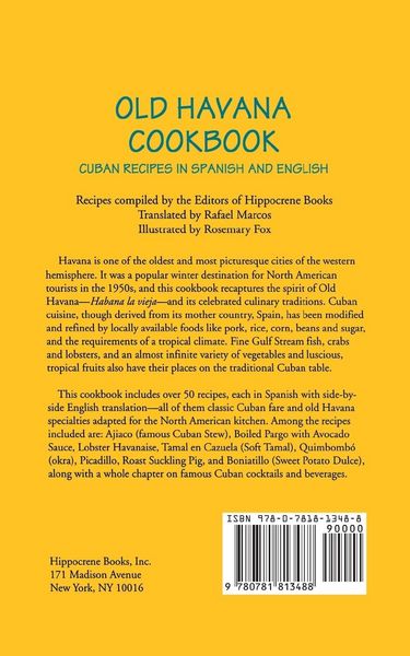 Produktbild: Old Havana Cookbook: Cuban Recipes in Spanish and English