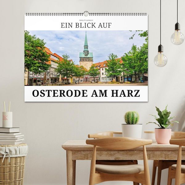 Produktbild: Ein Blick auf Osterode am Harz in Farbe (Wandkalender 2027 DIN A2 quer), CALVENDO Monatskalender
