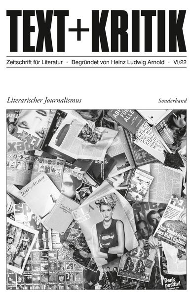 Produktbild: TEXT + KRITIK Sonderband - Literarischer Journalismus