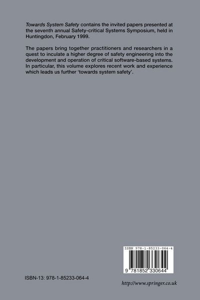 Produktbild: Towards System Safety