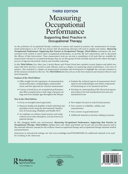 Produktbild: Measuring Occupational Performance