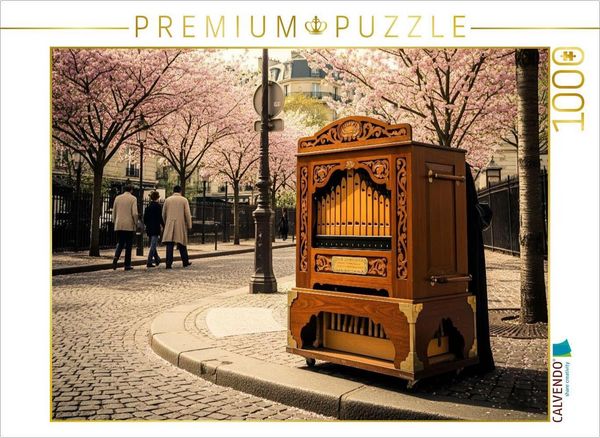 Produktbild: CALVENDO Puzzle Fr&uuml;hlingstr&auml;ume in Paris | 1000 Teile Lege-Gr&ouml;&szlig;e 64x48cm Foto-Puzzle f&uuml;r gl&uuml;ckliche Stunden