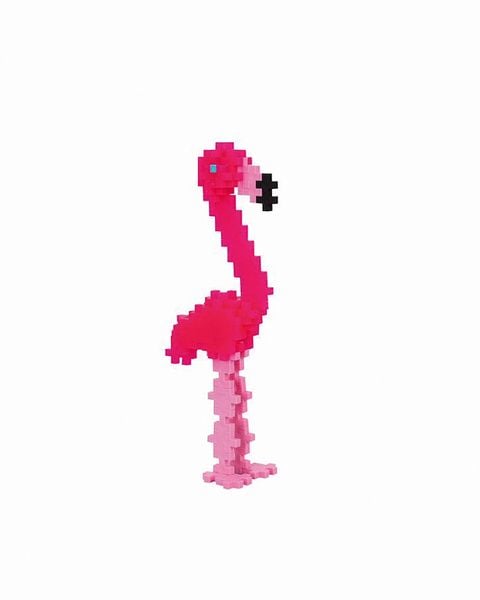 Produktbild: 100 Kreativ Bausteine Flamingo