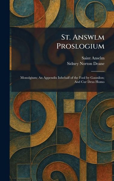 Produktbild: St. Answlm Proslogium