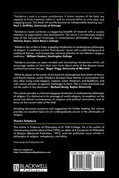 Produktbild: Contemporary Philosophy of Religion