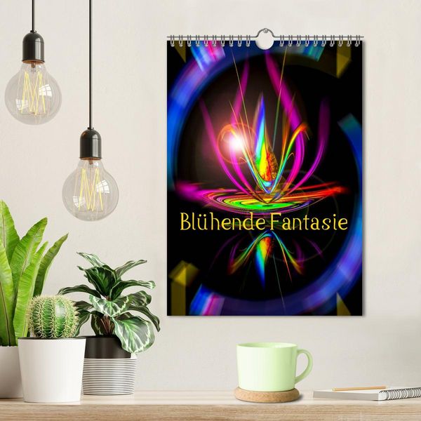 Produktbild: Bl&uuml;hende Fantasie - Digitalkunst (Wandkalender 2026 DIN A4 hoch), CALVENDO Monatskalender