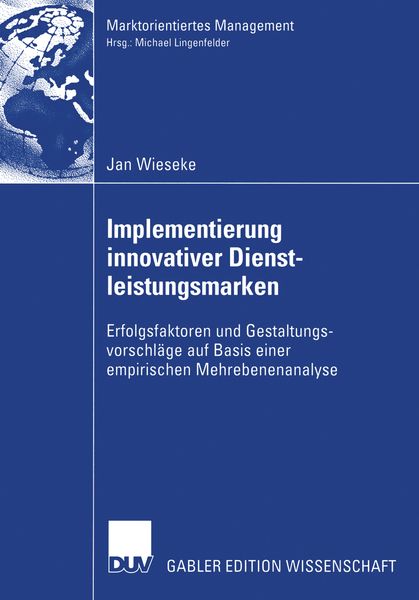 Produktbild: Implementierung innovativer Dienstleistungsmarken