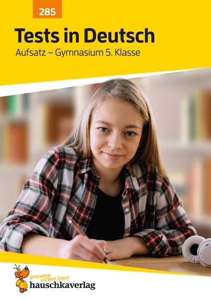 Produktbild: &Uuml;bungsheft mit Tests in Deutsch - Aufsatz Gymnasium 5. Klasse