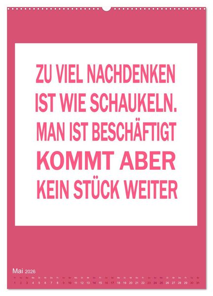 Produktbild: Memo an mich (hochwertiger Premium Wandkalender 2026 DIN A2 hoch), Kunstdruck in Hochglanz