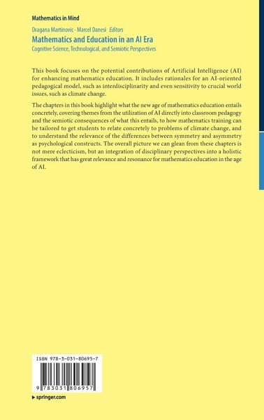 Produktbild: Mathematics and Education in an AI Era