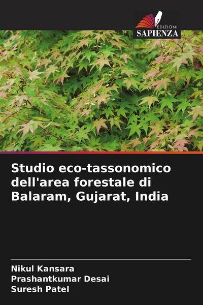 Produktbild: Studio eco-tassonomico dell'area forestale di Balaram, Gujarat, India