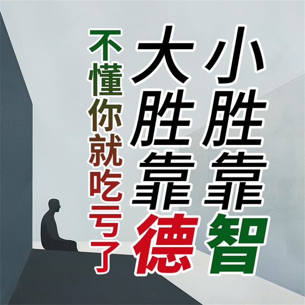 Produktbild: 小胜靠智，大胜靠德，不懂你就吃亏了