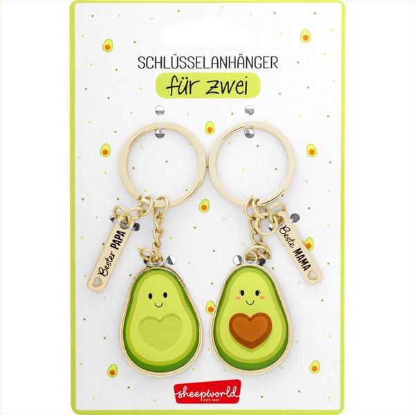 Produktbild: Paar-Schl&uuml;sselanh&auml;nger "Avocado"
