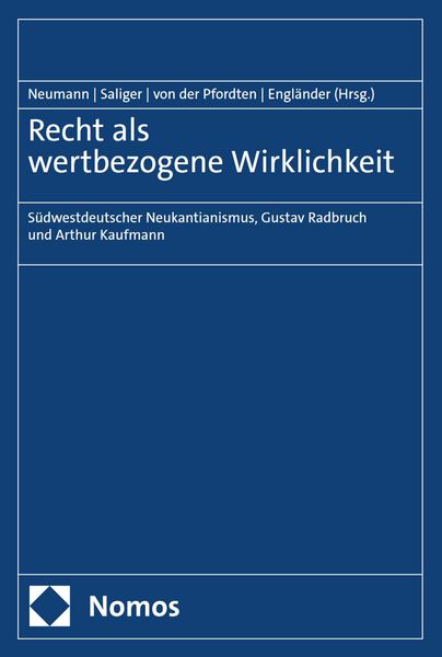 Produktbild: Recht als wertbezogene Wirklichkeit