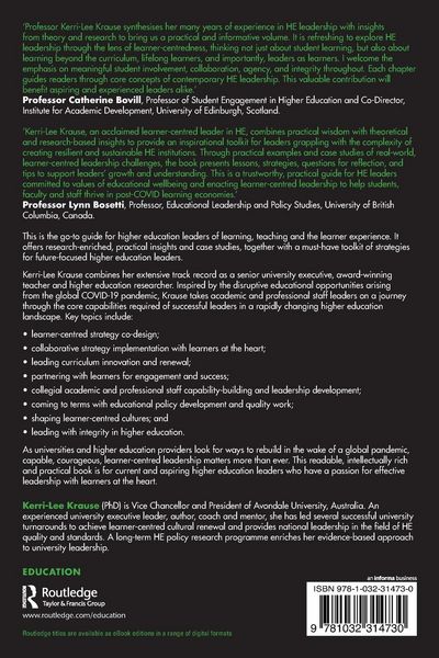 Produktbild: Learner-centred Leadership in Higher Education
