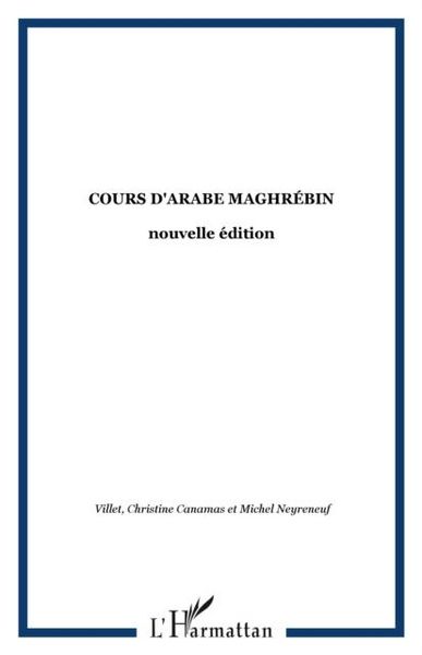 Produktbild: Cours D'arabe Maghrebin