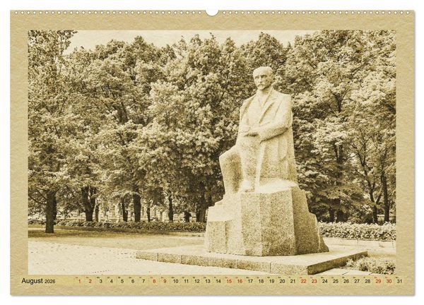 Produktbild: Riga &ndash; Ein Kalender im Zeitungsstil (hochwertiger Premium Wandkalender 2026 DIN A2 quer), Kunstdruck in Hochglanz