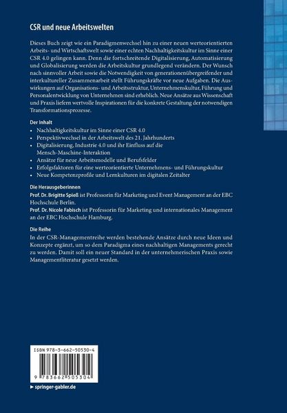 Produktbild: CSR und neue Arbeitswelten