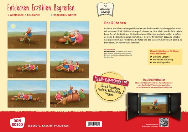 Produktbild: Das R&uuml;bchen. Kamishibai Bildkartenset.