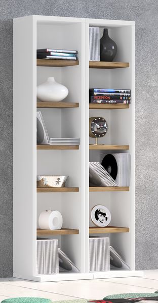 Produktbild: Holz CD DVD Stand Regal Schrank St&auml;nder Milano
