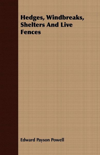 Produktbild: Hedges, Windbreaks, Shelters And Live Fences