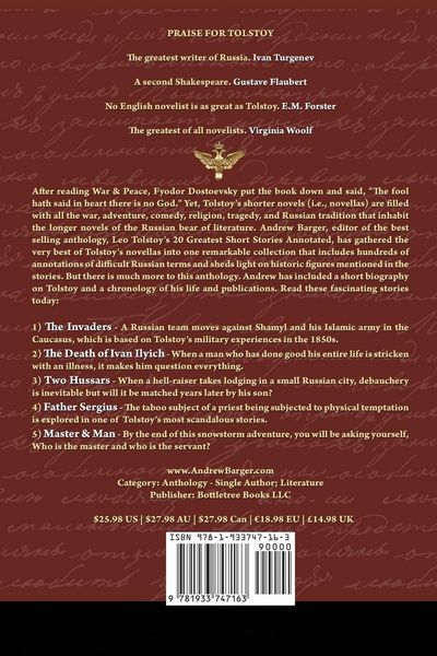 Produktbild: Leo Tolstoy's 5 Greatest Novellas Annotated