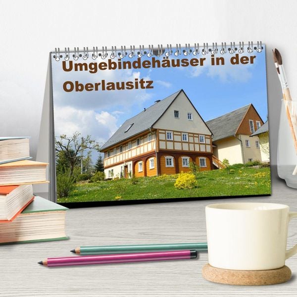Produktbild: Umgebindeh&auml;user in der Oberlausitz (Tischkalender 2026 DIN A5 quer), CALVENDO Monatskalender