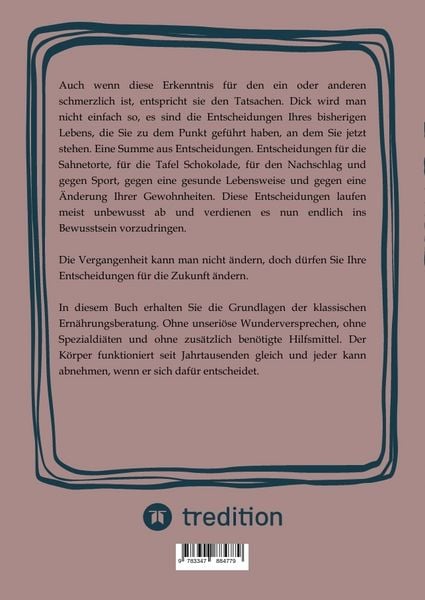 Produktbild: Dick sein ist eine Entscheidung