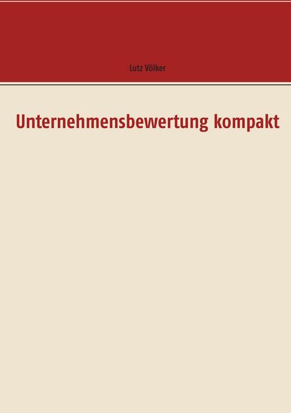 Produktbild: Unternehmensbewertung kompakt