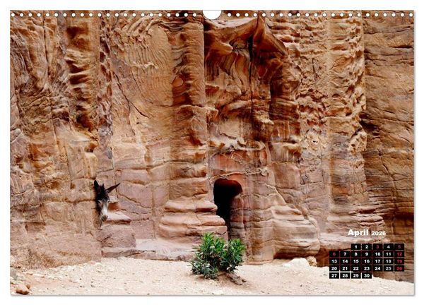 Produktbild: Petra - Felsenstadt in der W&uuml;ste (Wandkalender 2026 DIN A3 quer), CALVENDO Monatskalender