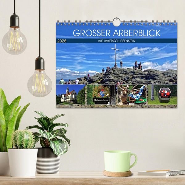 Produktbild: Grosser Arberblick auf Bayerisch Eisenstein (Wandkalender 2026 DIN A4 quer), CALVENDO Monatskalender