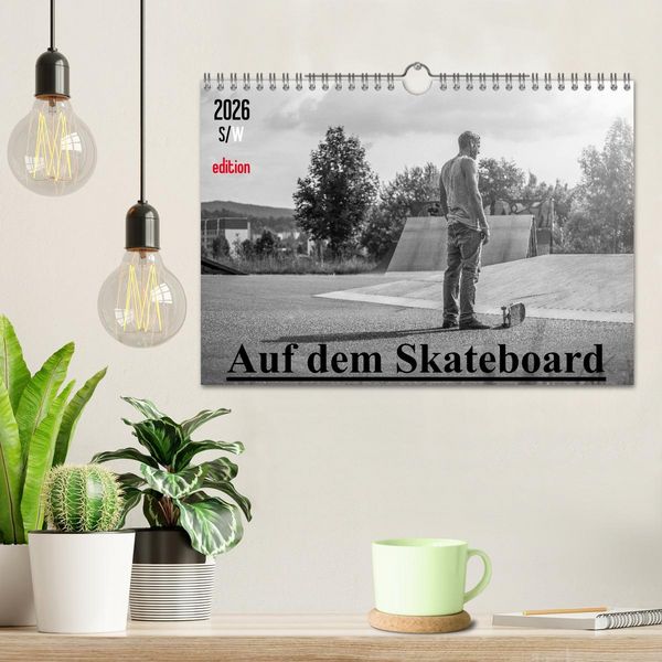 Produktbild: Auf dem Skateboard (Wandkalender 2026 DIN A4 quer), CALVENDO Monatskalender