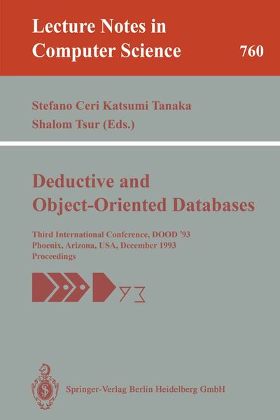 Produktbild: Deductive and Object-Oriented Databases