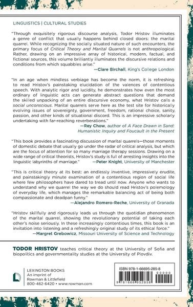 Produktbild: Critical Theory and Marital Quarrels