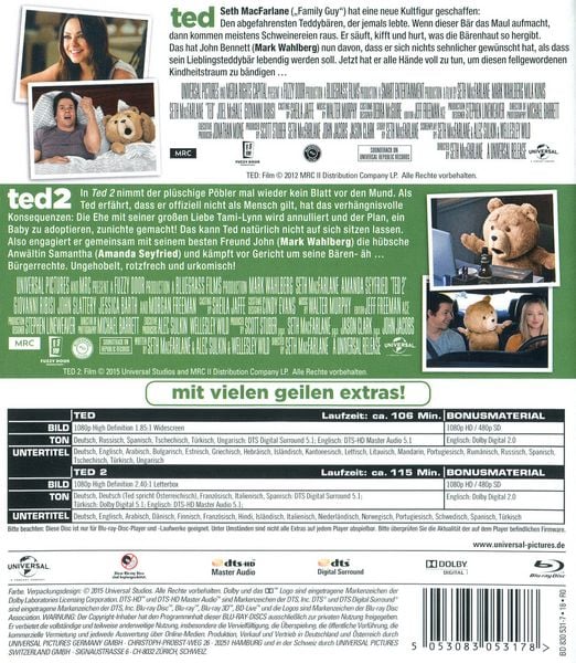 Produktbild: Ted 1&2 Box [2 BRs]