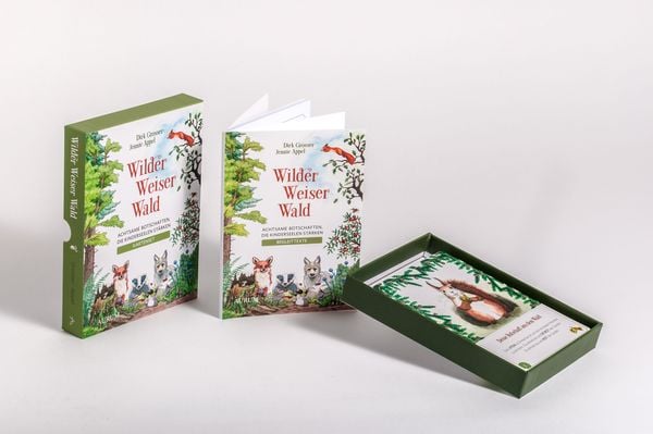 Produktbild: Wilder Weiser Wald. Achtsame Botschaften, die Kinderseelen st&auml;rken. Kartenset
