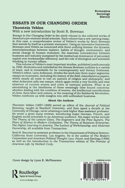 Produktbild: Essays in Our Changing Order