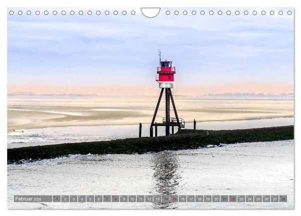 Produktbild: BORKUM Trauminsel in der Nordsee (Wandkalender 2026 DIN A4 quer), CALVENDO Monatskalender