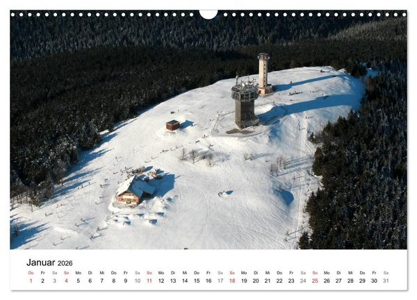 Produktbild: Th&uuml;ringen - mit Abstand betrachtet 2026 (Wandkalender 2026 DIN A3 quer), CALVENDO Monatskalender