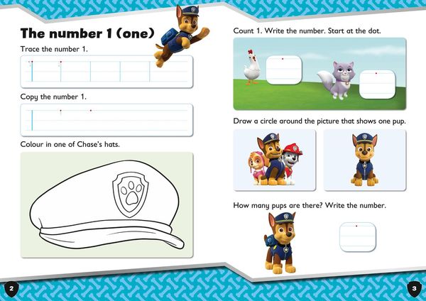 Produktbild: PAW Patrol First Numbers Activity Book
