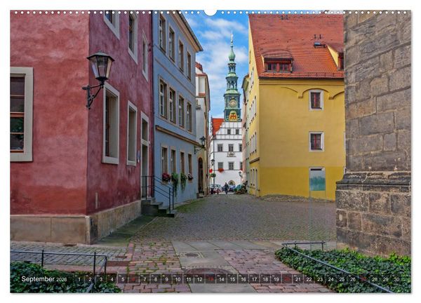 Produktbild: Unterwegs in Pirna (hochwertiger Premium Wandkalender 2026 DIN A2 quer), Kunstdruck in Hochglanz