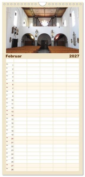Produktbild: Familienplaner 2027 - Fantastische Welt der Orgeln mit 5 Spalten (Wandkalender, 21 x 45 cm) CALVENDO