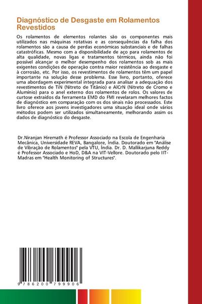Produktbild: Diagn&oacute;stico de Desgaste em Rolamentos Revestidos