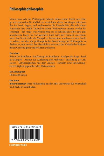 Produktbild: Philosophiephilosophie