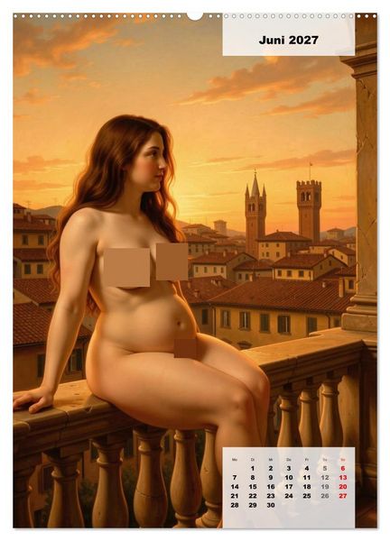 Produktbild: Entbl&ouml;&szlig;te Epochen &ndash; Renaissance (hochwertiger Premium Wandkalender 2027 DIN A2 hoch), Kunstdruck in Hochglanz