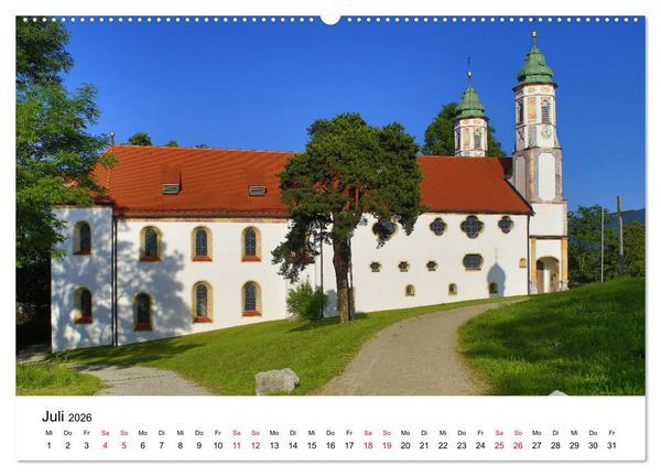 Produktbild: Bad T&ouml;lz - Perle an der Isar (Wandkalender 2026 DIN A2 quer), CALVENDO Monatskalender
